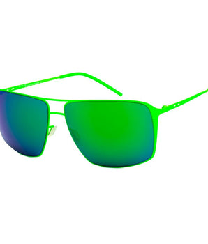 Italia Independent Green Metal Sunglasses