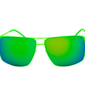 Italia Independent Green Metal Sunglasses