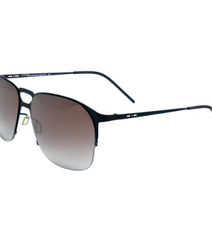 Italia Independent Black Metal Sunglasses