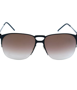 Italia Independent Black Metal Sunglasses