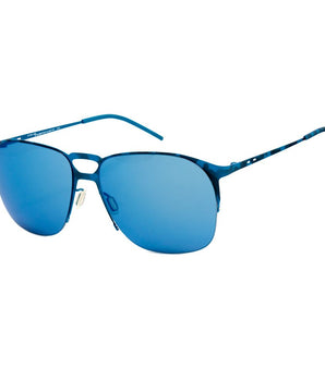 Italia Independent Blue Metal Sunglasses