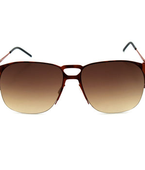 Italia Independent Brown Metal Sunglasses