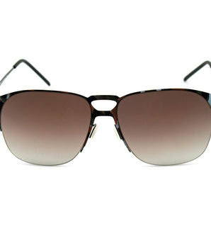Italia Independent Brown Metal Sunglasses
