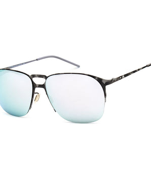 Italia Independent Gray Metal Sunglasses