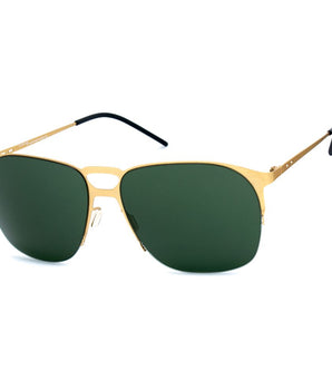 Italia Independent Gold Metal Sunglasses