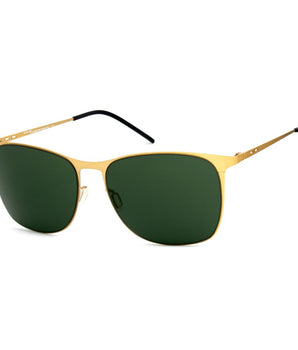 Italia Independent Gold Metal Sunglasses