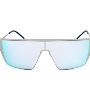 Italia Independent Silver Metal Sunglasses
