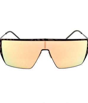 Italia Independent Brown Metal Sunglasses