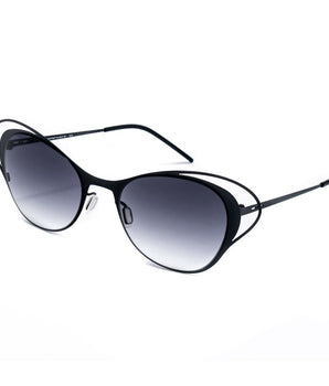 Italia Independent Black Metal Sunglasses