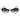 Italia Independent Black Metal Sunglasses