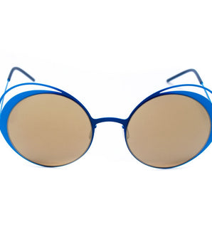 Italia Independent Blue Metal Sunglasses