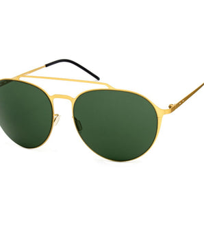 Italia Independent Gold Metal Sunglasses
