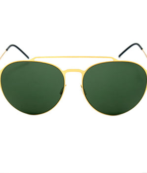 Italia Independent Gold Metal Sunglasses