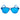 Italia Independent Blue Metal Sunglasses