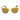 Italia Independent Gold Metal Sunglasses