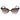 Italia Independent Brown Metal Sunglasses