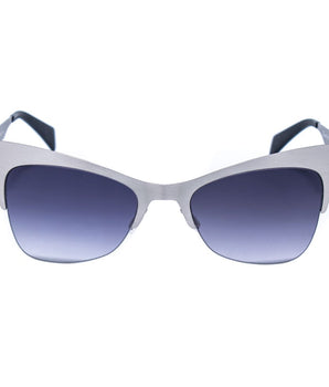 Italia Independent Silver Metal Sunglasses