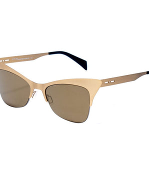 Italia Independent Gold Metal Sunglasses