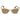 Italia Independent Gold Metal Sunglasses