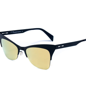 Italia Independent Black Metal Sunglasses