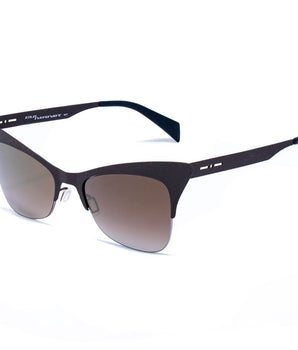 Italia Independent Black Metal Sunglasses