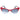 Italia Independent Red Metal Sunglasses