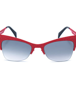 Italia Independent Red Metal Sunglasses