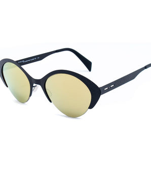 Italia Independent Black Metal Sunglasses