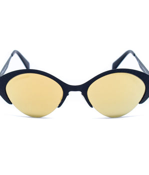 Italia Independent Black Metal Sunglasses