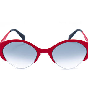 Italia Independent Red Metal Sunglasses