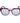 Italia Independent Red Acetate Sunglasses