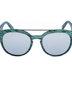 Italia Independent Green Acetate Sunglasses