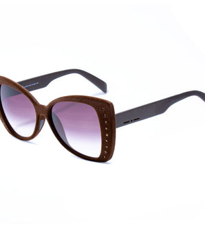 Italia Independent Brown Acetate Sunglasses