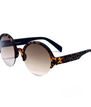 Italia Independent Orange Acetate Sunglasses
