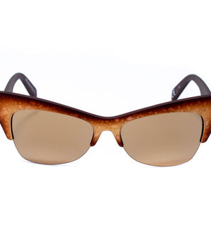 Italia Independent Brown Acetate Sunglasses