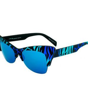 Italia Independent Blue Acetate Sunglasses