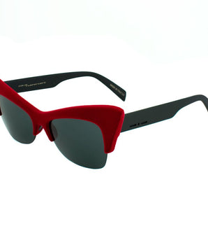 Italia Independent Red Acetate Sunglasses