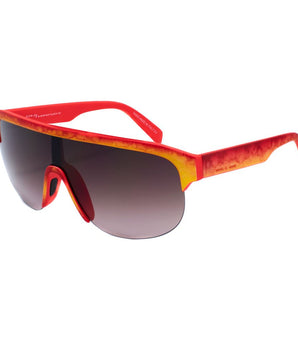 Italia Independent Red Acetate Sunglasses