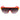Italia Independent Red Acetate Sunglasses