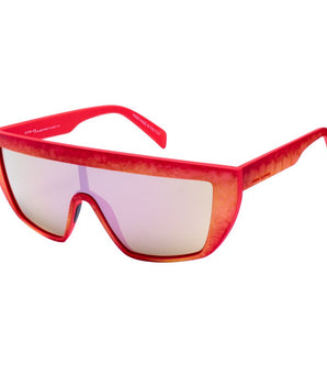 Italia Independent Red Acetate Sunglasses