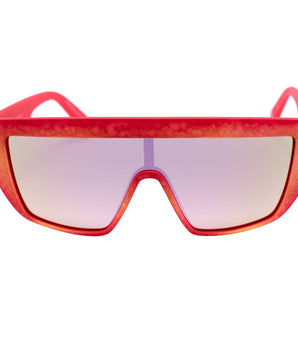 Italia Independent Red Acetate Sunglasses