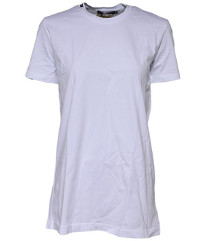 Dolce & Gabbana White Short Sleeves Crew Neck Top T-shirt