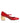 Dolce & Gabbana Red Leather DG Logo Heels Sandals Shoes