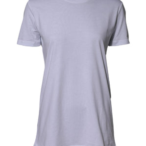 Dolce & Gabbana White Cotton Goodluck 2023 Crew Neck T-shirt