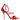 Dolce & Gabbana Red Satin Crystals Keira Sandals Heels Shoes