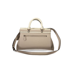 Guess Jeans Beige Polyethylene Handbag
