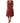 Dolce &amp; Gabbana Burgundy Mesh Sleeveless Midi A-line Dress