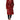 Dolce & Gabbana Red Leather Belted Full Zip Trench Coat Jacket