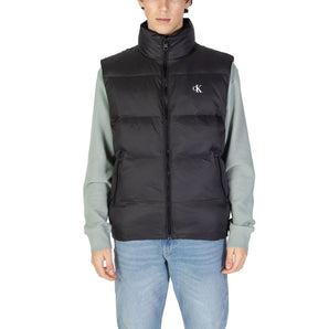 Calvin Klein Jeans Black Polyamide Sleveless Jacket