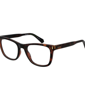 Polaroid Brown Polyester Glasses (Frames)